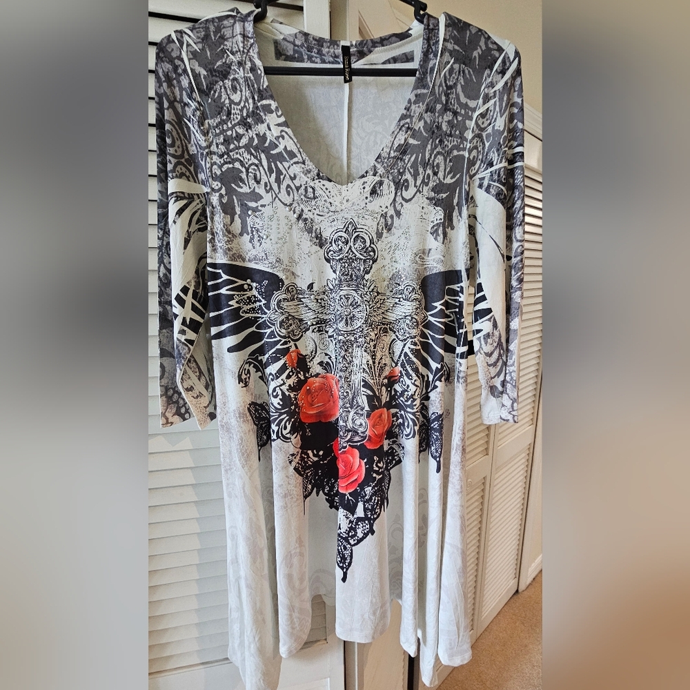 Emma Rose mid sleeve top